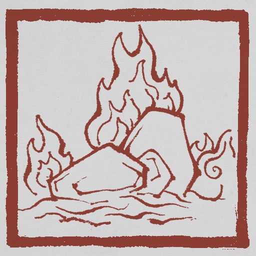 Icône de Givre et flamme