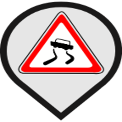Icône de Tombé dans le panneau