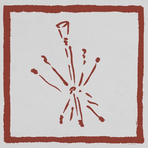 Icône de Bâtons et lances